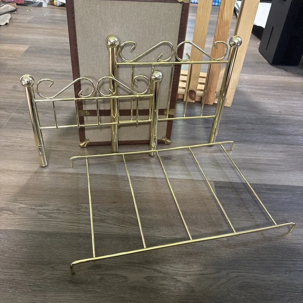 American Girl Samantha Parkington Brass Metal Bed Frame ONLY
